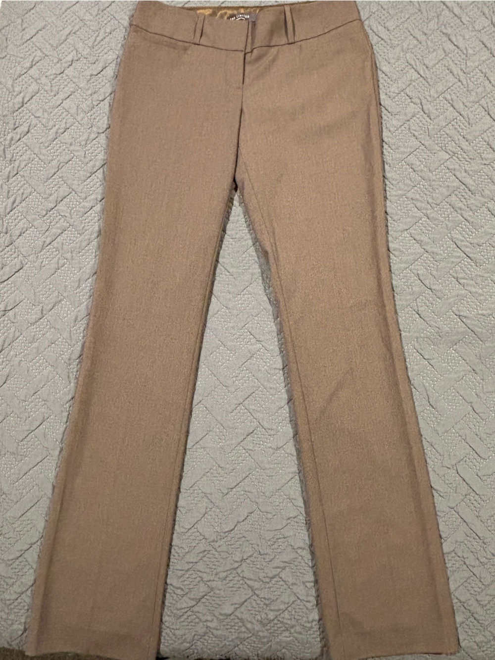 The Limited Collection Drew Fit Brown Boot Cut Dress Pants